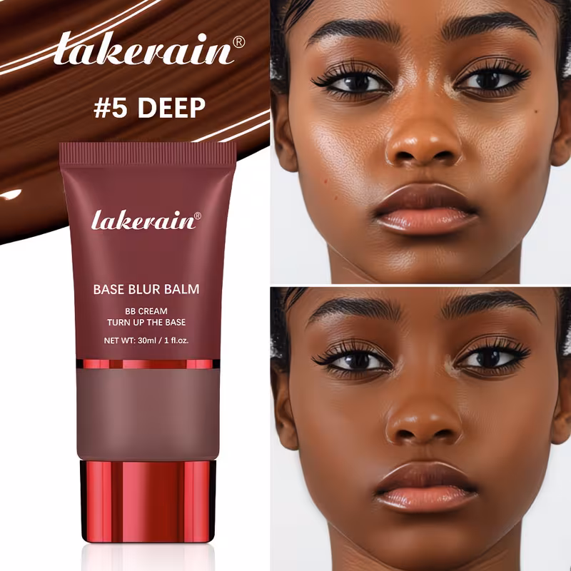 LAKEKRAIN Matte Finish Liquid Foundation - Soft Focus Effect, Lightweight Texture, Long-Lasting Wear, Smooths Skin & Enhances Natural Contours, Multi-Color